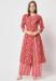 Picture of Fascinating Cotton Indian Red Readymade Salwar Kameez