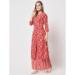 Picture of Fascinating Cotton Indian Red Readymade Salwar Kameez