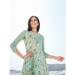 Picture of Cotton Dark Sea Green Readymade Salwar Kameez