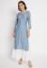 Picture of Cotton Light Steel Blue Readymade Salwar Kameez