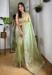 Picture of Fascinating Silk Dark Sea Green Saree