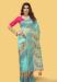 Picture of Ravishing Silk & Organza Cadet Blue Saree