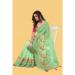 Picture of Amazing Silk & Organza Dark Sea Green Saree