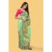 Picture of Amazing Silk & Organza Dark Sea Green Saree