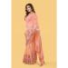 Picture of Lovely Silk & Organza Dark Salmon Saree