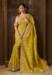 Picture of Fine Chiffon Dark Golden Rod Saree