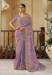 Picture of Amazing Chiffon Plum Saree