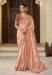 Picture of Well Formed Chiffon Tan Saree