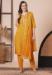 Picture of Sightly Chiffon Dark Orange Readymade Salwar Kameez