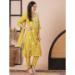 Picture of Pretty Chiffon Golden Rod Readymade Salwar Kameez