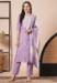 Picture of Exquisite Chiffon Plum Readymade Salwar Kameez