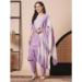 Picture of Exquisite Chiffon Plum Readymade Salwar Kameez