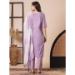 Picture of Exquisite Chiffon Plum Readymade Salwar Kameez