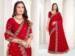 Picture of Gorgeous Satin Crimson Saree