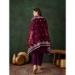 Picture of Marvelous Silk Plum Readymade Salwar Kameez