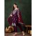 Picture of Marvelous Silk Plum Readymade Salwar Kameez