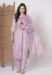 Picture of Fine Silk Plum Readymade Salwar Kameez