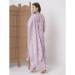 Picture of Fine Silk Plum Readymade Salwar Kameez