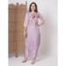 Picture of Fine Silk Plum Readymade Salwar Kameez