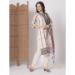 Picture of Shapely Silk Off White Readymade Salwar Kameez