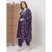 Picture of Stunning Silk Purple Readymade Salwar Kameez