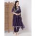 Picture of Stunning Silk Purple Readymade Salwar Kameez