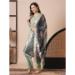 Picture of Grand Silk Dark Sea Green Readymade Salwar Kameez