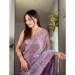 Picture of Sublime Chiffon & Silk Medium Orchid Saree