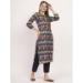 Picture of Cotton Light Slate Grey Readymade Salwar Kameez