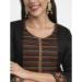 Picture of Resplendent Cotton Black Readymade Salwar Kameez