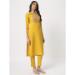 Picture of Shapely Cotton Golden Rod Readymade Salwar Kameez