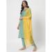 Picture of Cotton Dark Sea Green Readymade Salwar Kameez