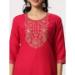 Picture of Grand Cotton Crimson Readymade Salwar Kameez