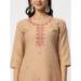 Picture of Fine Cotton Bisque Readymade Salwar Kameez