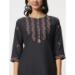 Picture of Cotton Dark Slate Grey Readymade Salwar Kameez