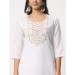 Picture of Wonderful Cotton White Readymade Salwar Kameez