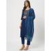 Picture of Admirable Cotton Midnight Blue Readymade Salwar Kameez