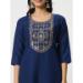 Picture of Admirable Cotton Midnight Blue Readymade Salwar Kameez