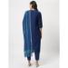 Picture of Admirable Cotton Midnight Blue Readymade Salwar Kameez