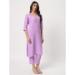 Picture of Cotton Light Slate Grey Readymade Salwar Kameez