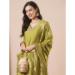 Picture of Sublime Silk Lime Green Readymade Salwar Kameez