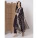 Picture of Beauteous Silk Dim Gray Readymade Salwar Kameez