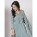 Picture of Silk Light Steel Blue Readymade Salwar Kameez