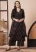 Picture of Lovely Cotton Black Readymade Salwar Kameez