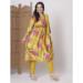 Picture of Exquisite Cotton Golden Rod Readymade Salwar Kameez