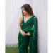 Picture of Gorgeous Net Dark Green Saree