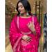 Picture of Appealing Chiffon Deep Pink Readymade Salwar Kameez