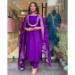 Picture of Graceful Chiffon Indigo Readymade Salwar Kameez