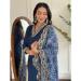 Picture of Chiffon Midnight Blue Readymade Salwar Kameez