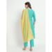 Picture of Cotton Medium Sea Green Readymade Salwar Kameez